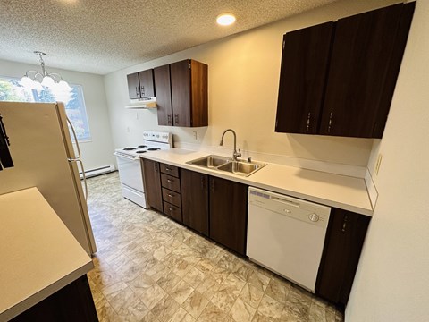 Floor plan for 1 bed, 1 bath, 730 sqft